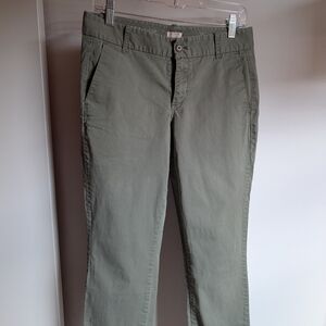 J. Crew Sage Green Stretch Pants